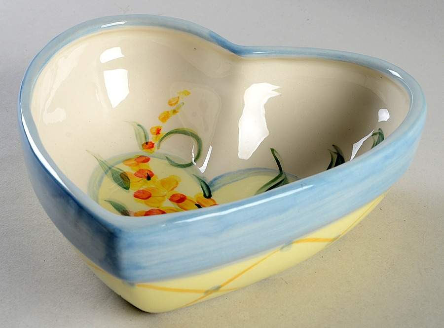 Garden View Heart Shaped Dish by Gail Pittman-1