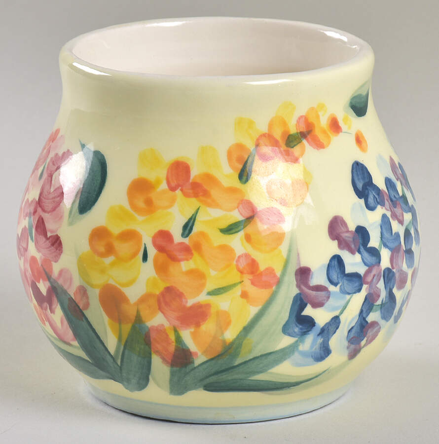 Garden View Sugar Bowl No Lid by Gail Pittman-1