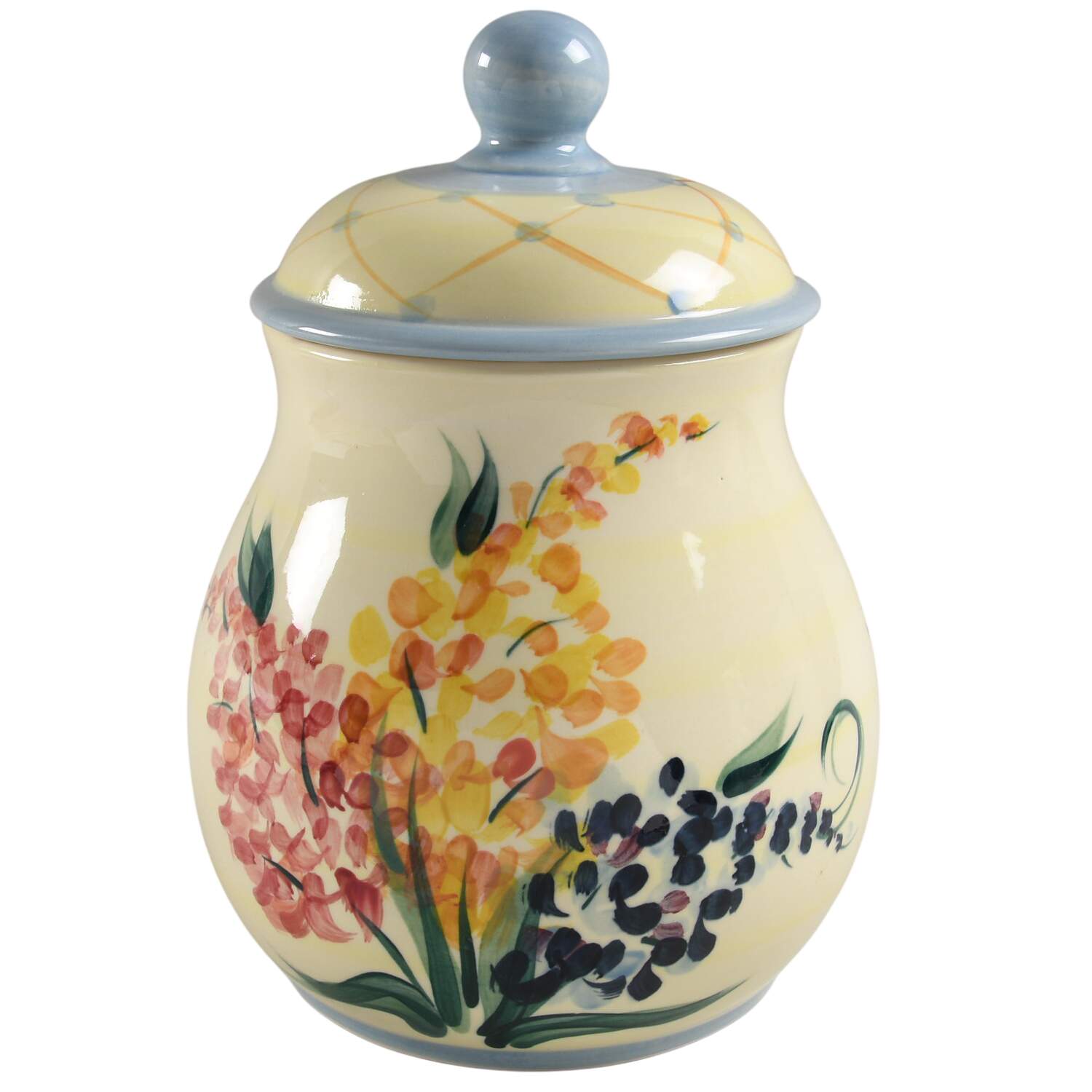 Garden View Cookie Jar & Lid by Gail Pittman-1
