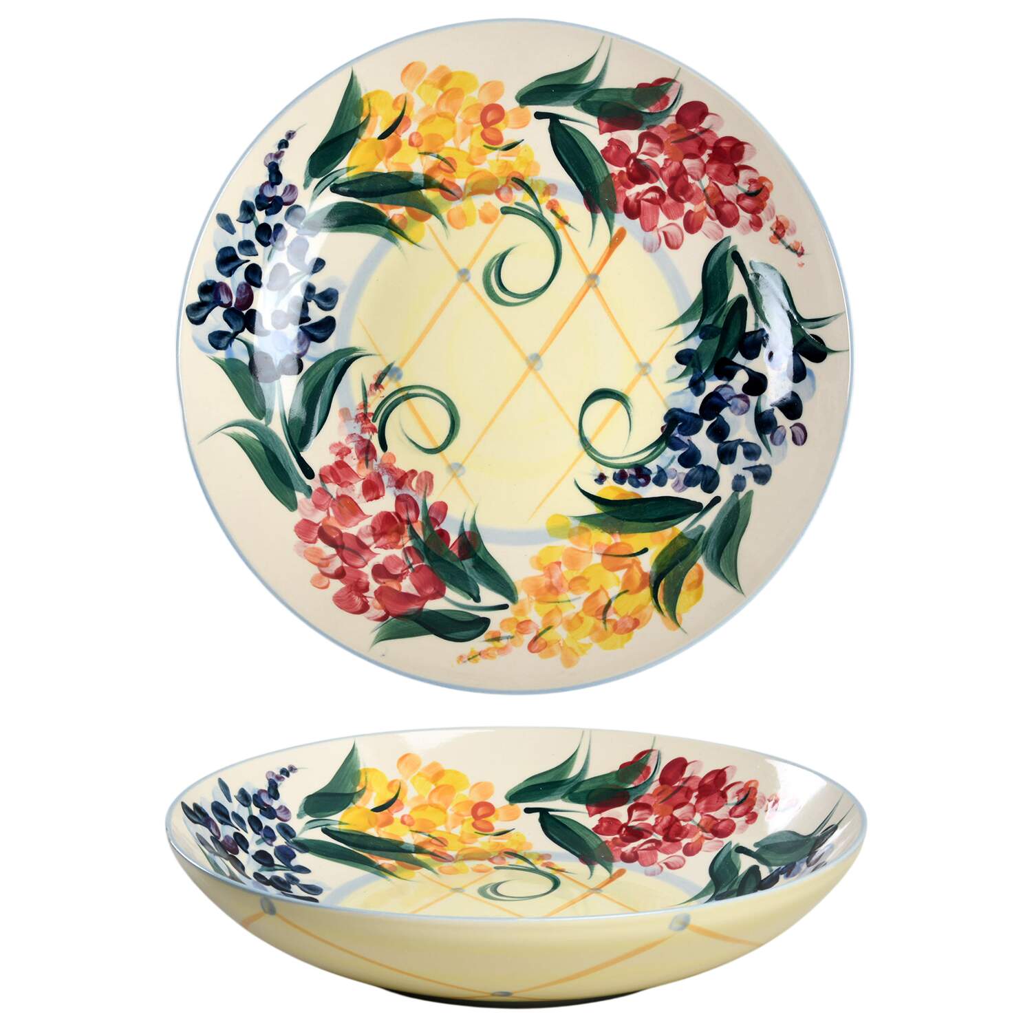Garden View Round Shallow Bowl by Gail Pittman-1