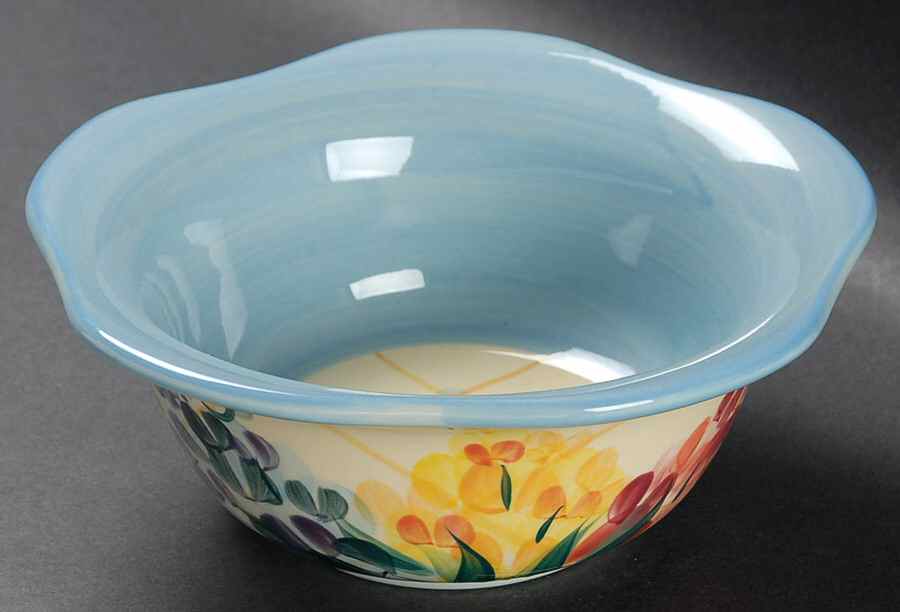 Garden View 6" Scalloped Bowl by Gail Pittman-1