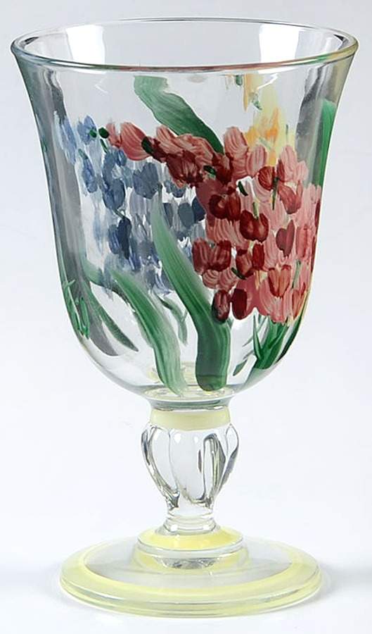Garden View Glassware Goblet by Gail Pittman-1