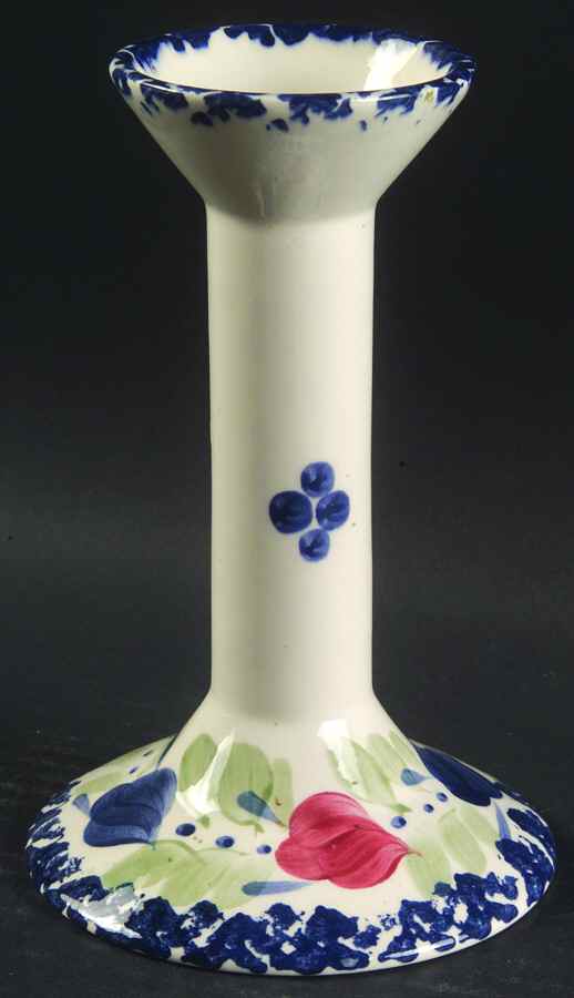 Whiteware 6" Candlestick by Gail Pittman-1