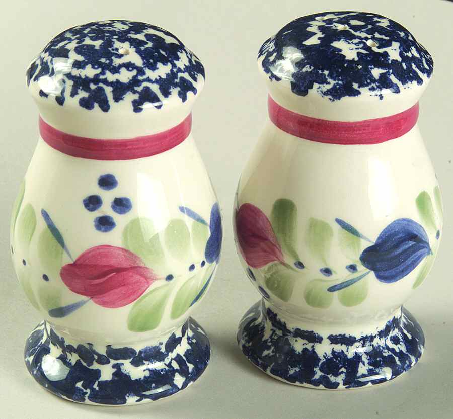 Whiteware Salt & Pepper Set by Gail Pittman-1