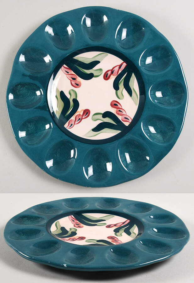 Juniper Deviled Egg Plate by Gail Pittman-1