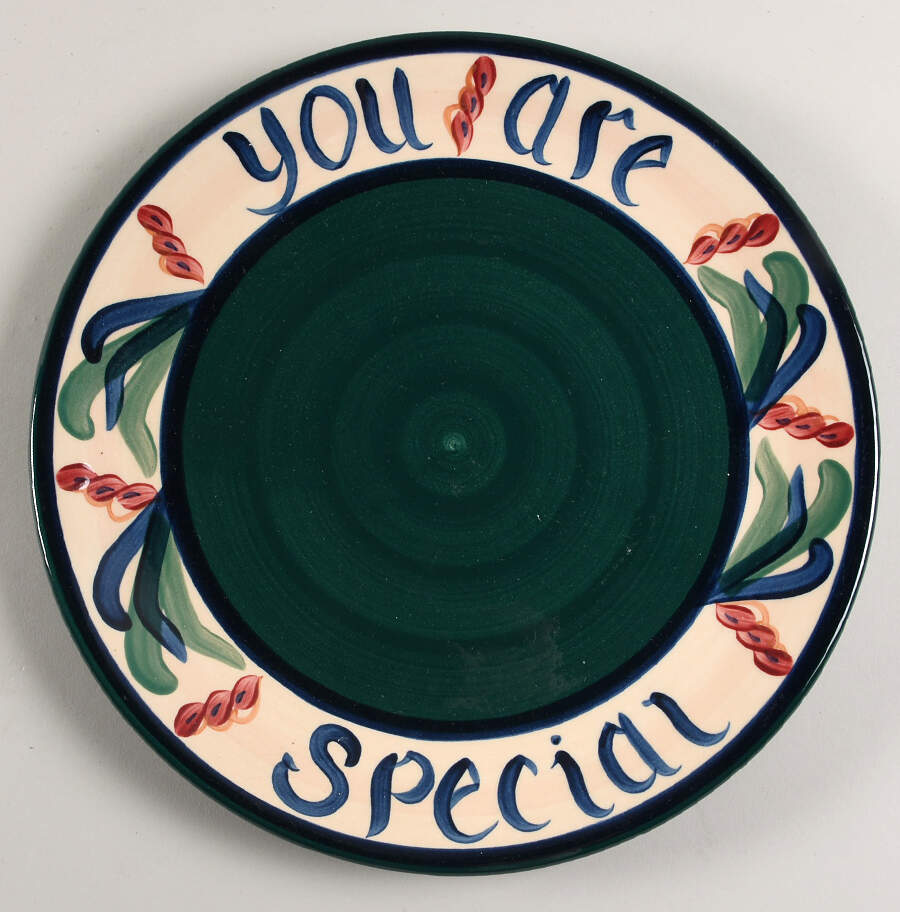Juniper "You Are Special" Dinner Plate by Gail Pittman-1