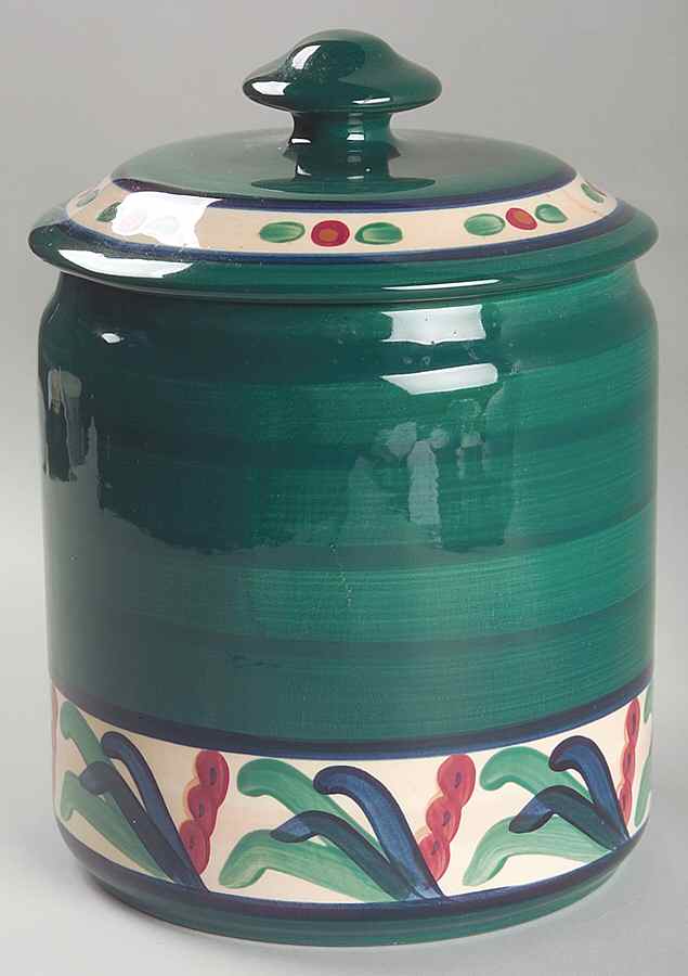 Juniper Extra Large Canister & Lid by Gail Pittman-1