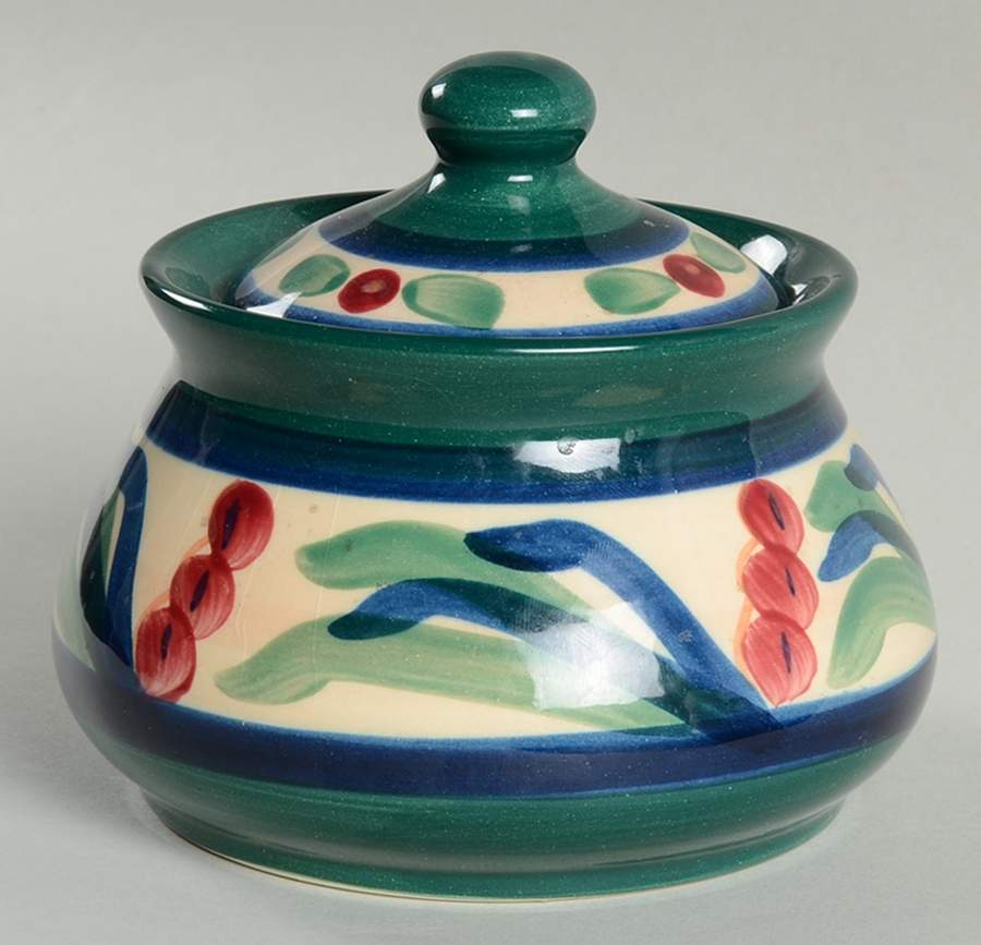 Juniper Sugar Bowl & Lid by Gail Pittman-1