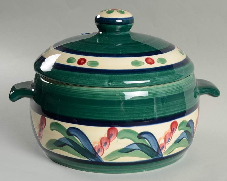 Juniper 3 Quart Round Covered Casserole by Gail Pittman-1