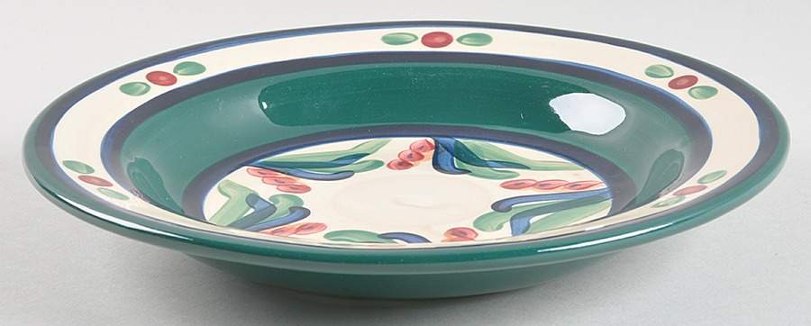 Juniper Large Rim Soup Bowl by Gail Pittman-1