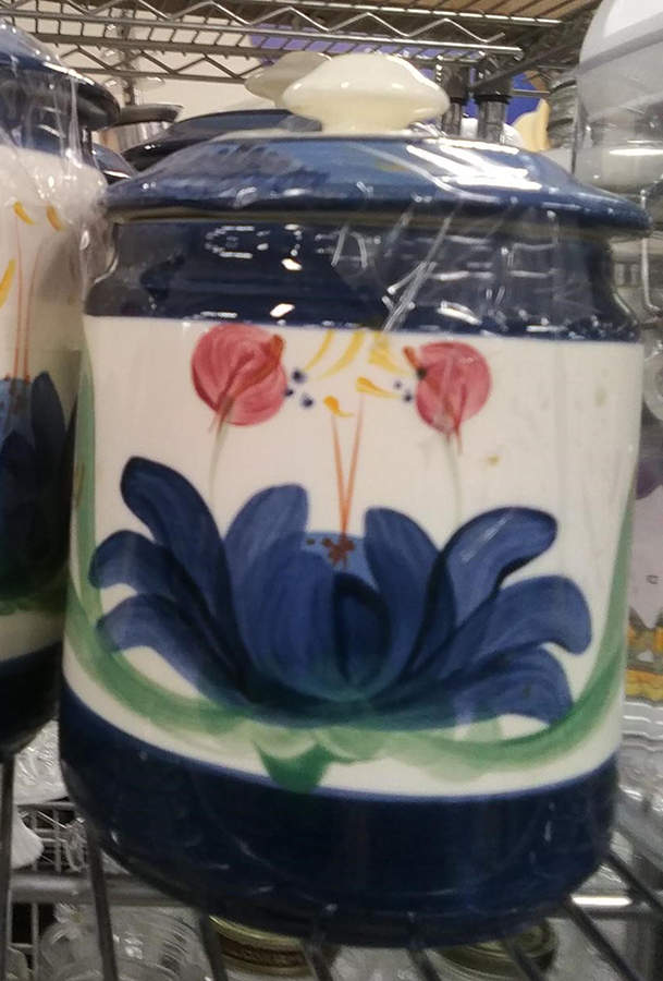 Overstreet Medium Canister & Lid by Gail Pittman-1