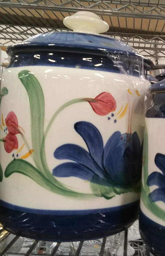 Overstreet Large Canister & Lid by Gail Pittman-1