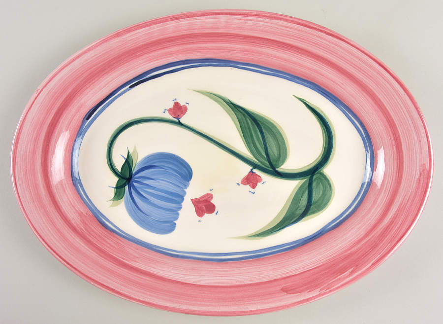Novak 15" Oval Serving Platter by Gail Pittman-1