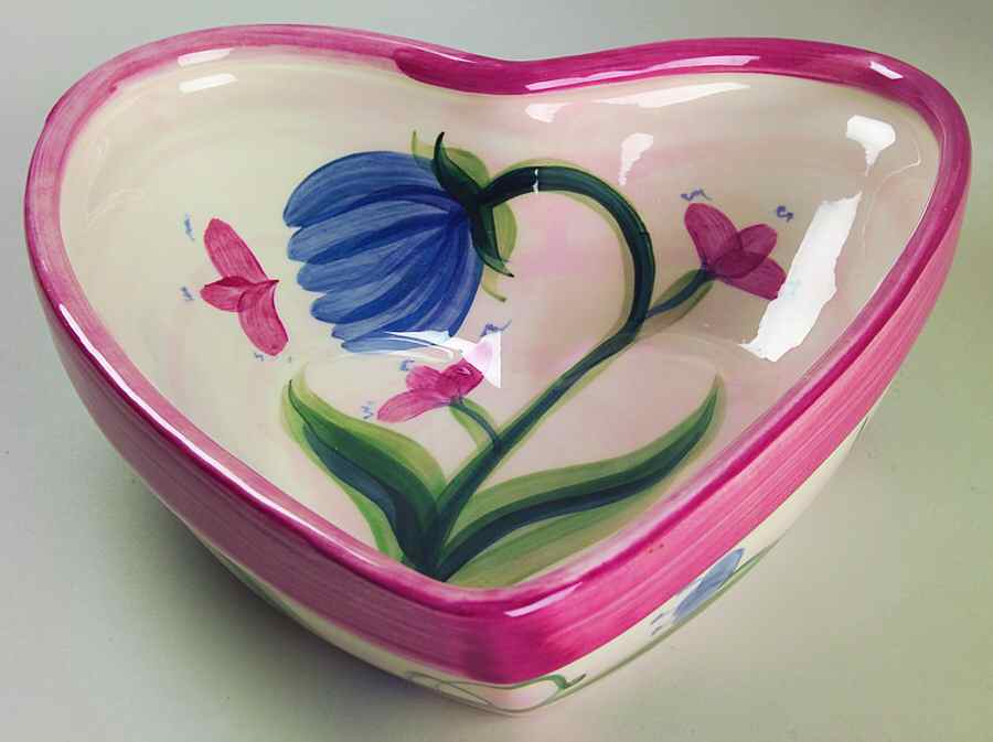 Novak Heart Shaped Dish by Gail Pittman-1