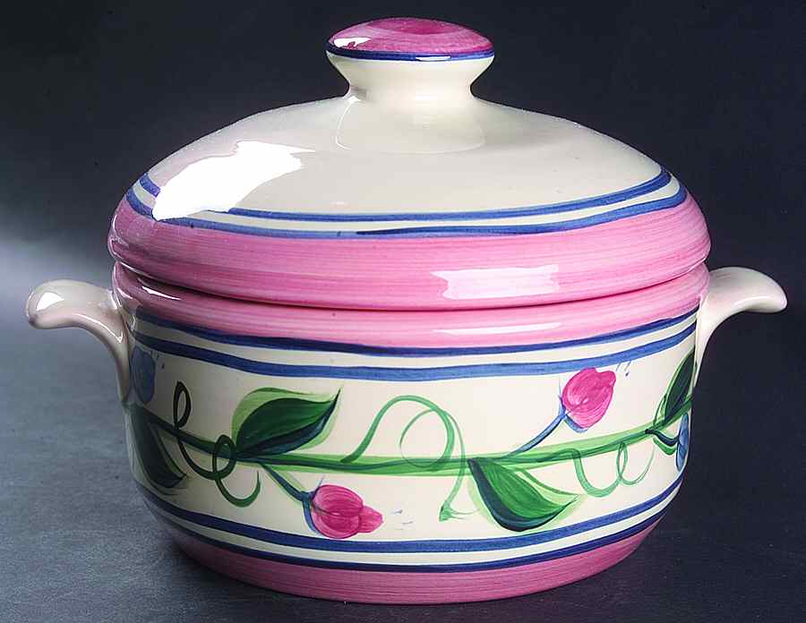 Novak 2 Qt Round Covered Casserole by Gail Pittman-1