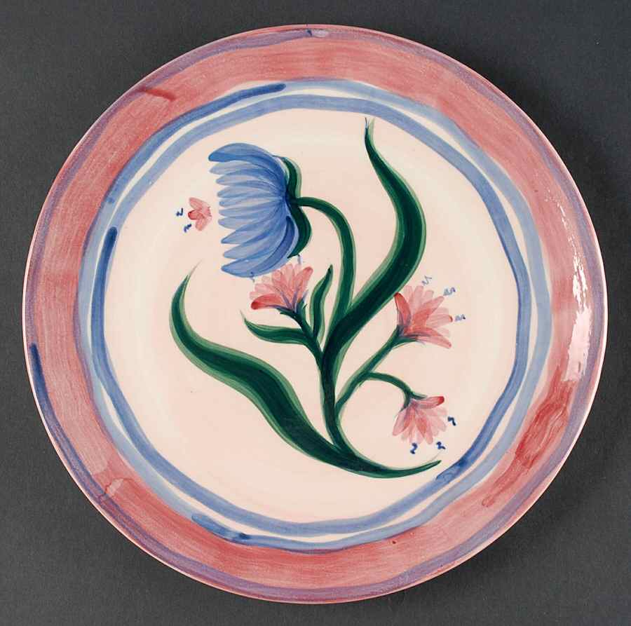 Novak Large Dinner Plate by Gail Pittman-1