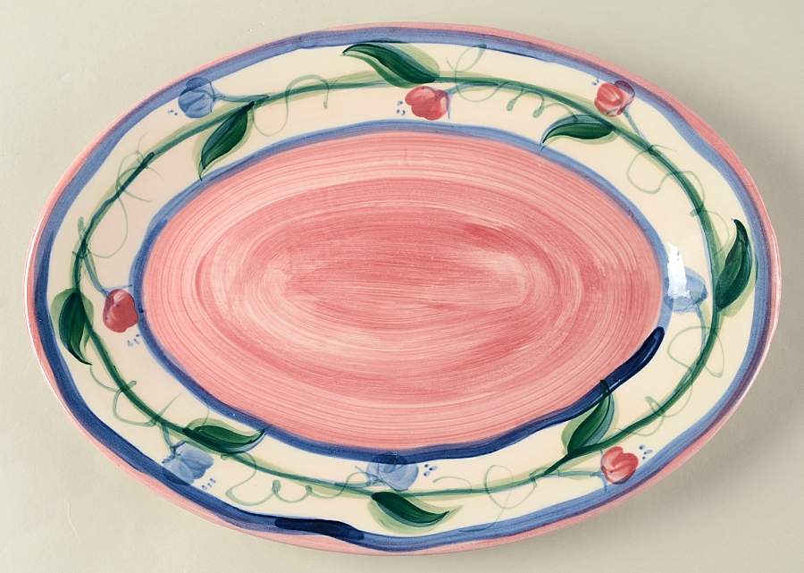 Novak 11" Oval Serving Platter by Gail Pittman-1