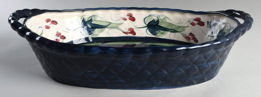 Grapevine Green Oval Basket by Gail Pittman-1