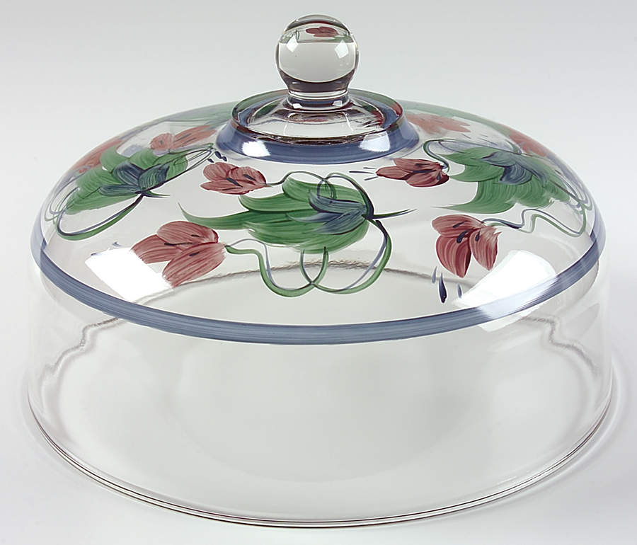Grapevine Green Glassware Dome by Gail Pittman-1