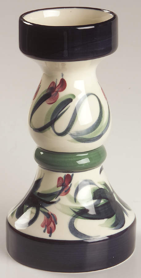 Grapevine Green 8" Pillar Candleholder by Gail Pittman-1