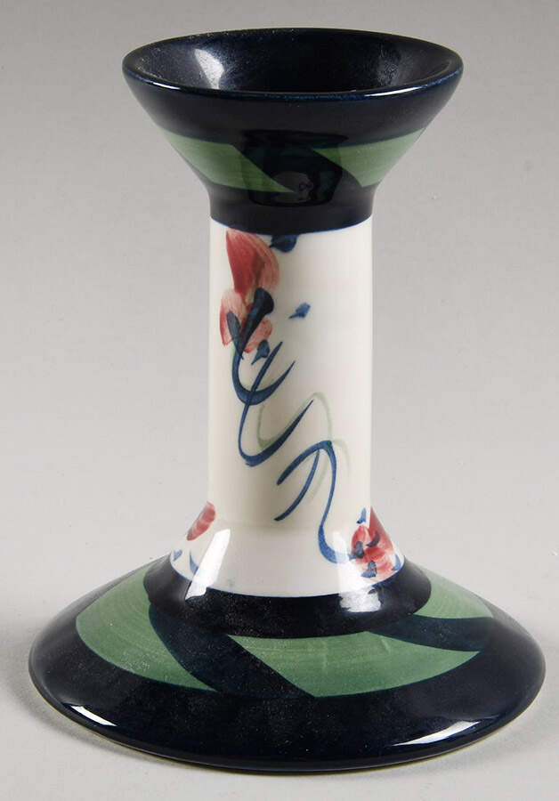 Grapevine Green 5" Candlestick by Gail Pittman-1