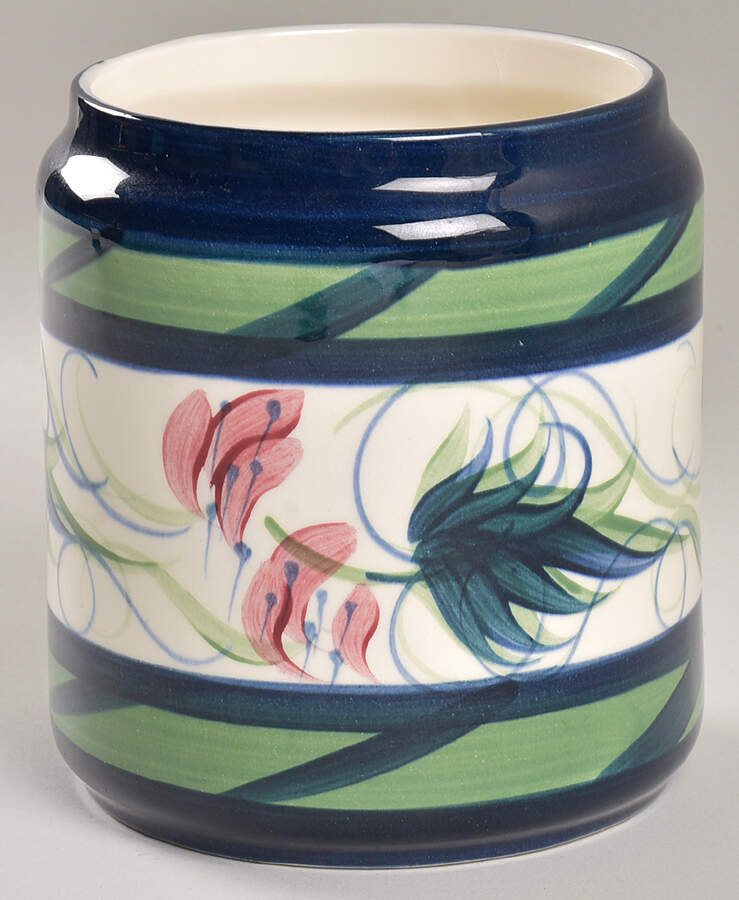 Grapevine Green Small Canister No Lid by Gail Pittman-1
