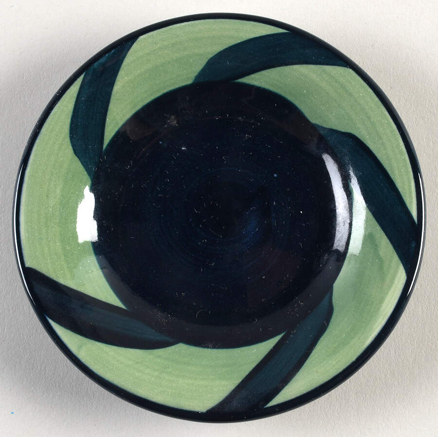 Grapevine Green Saucer for Espresso Cup by Gail Pittman-1