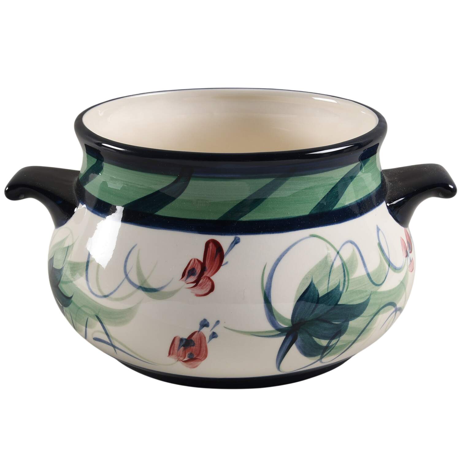 Grapevine Green Tureen No Lid by Gail Pittman-1