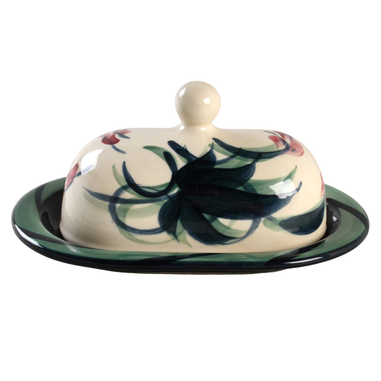 Grapevine Green 1/4 Lb Covered Butter by Gail Pittman-1