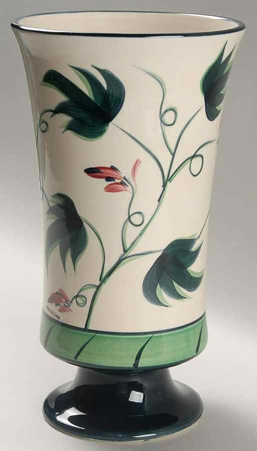 Grapevine Green 10" Vase by Gail Pittman-1