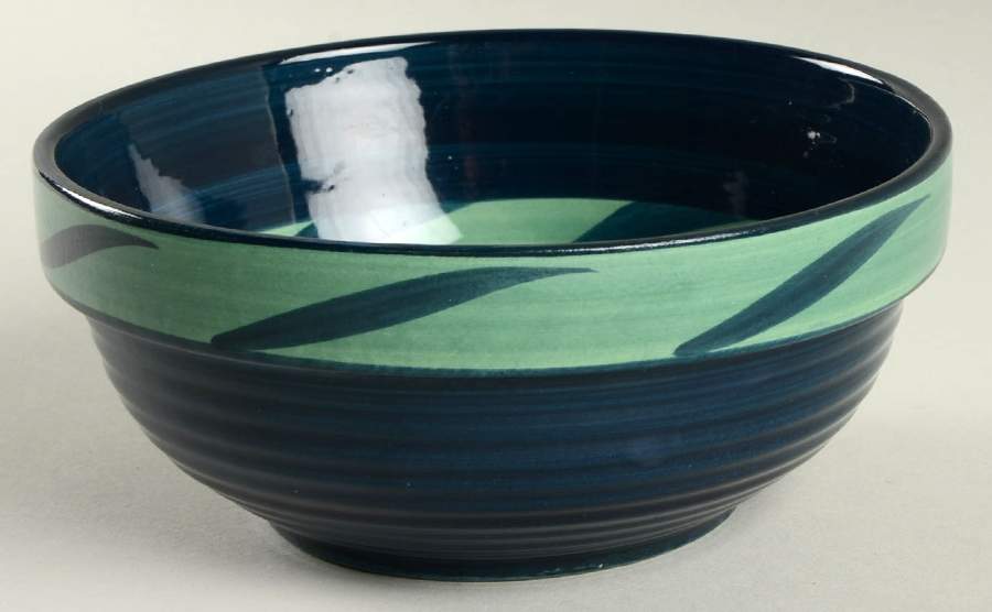 Grapevine Green 6" Ribbed Mixing Bowl by Gail Pittman-1