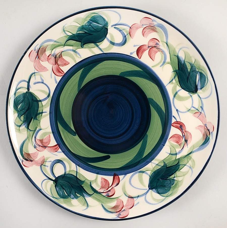 Grapevine Green Service Plate (Charger) by Gail Pittman-1