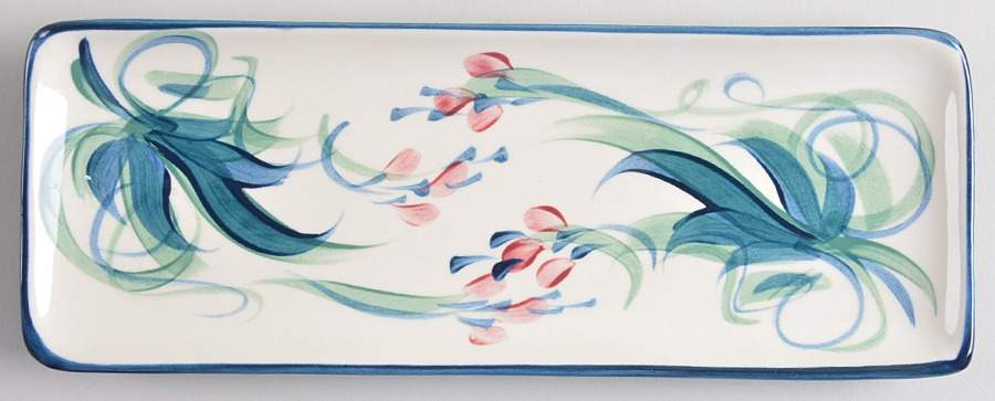 Grapevine Green 11" Rectangular Tray by Gail Pittman-1