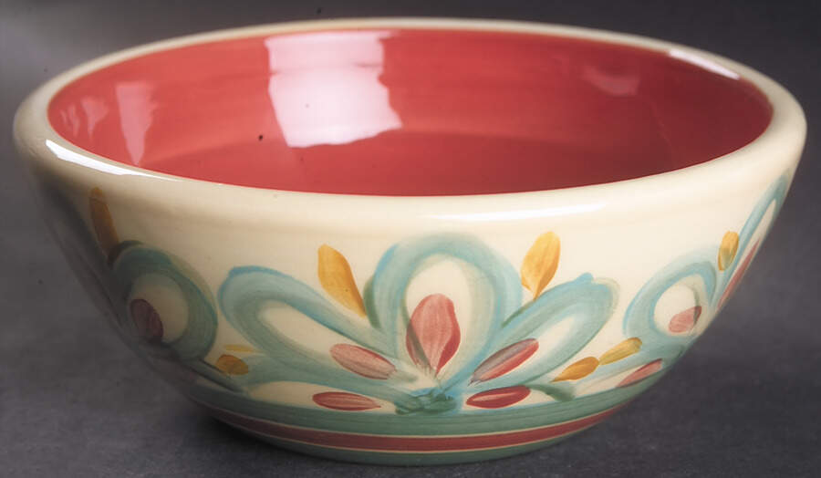 Tuscan Rosette Soup/Cereal Bowl by Gail Pittman-1