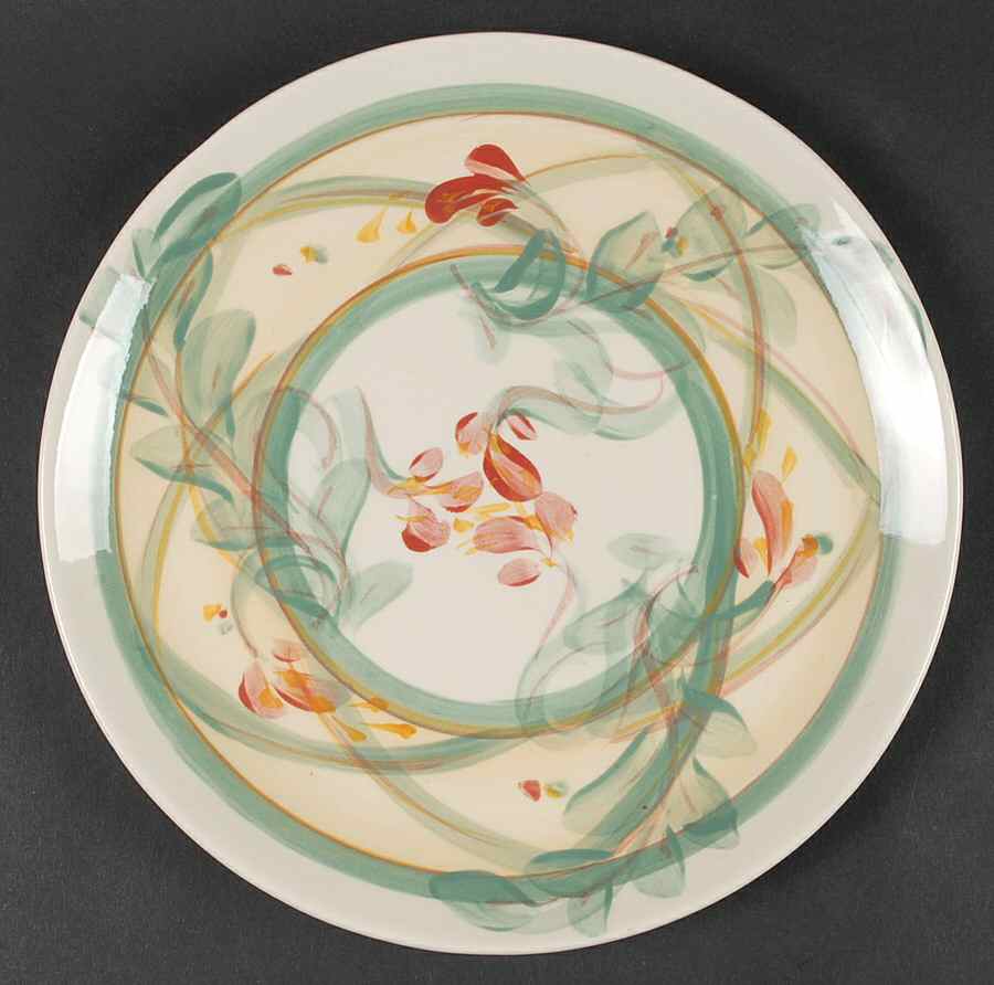Tuscan Maypop Dinner Plate by Gail Pittman-1