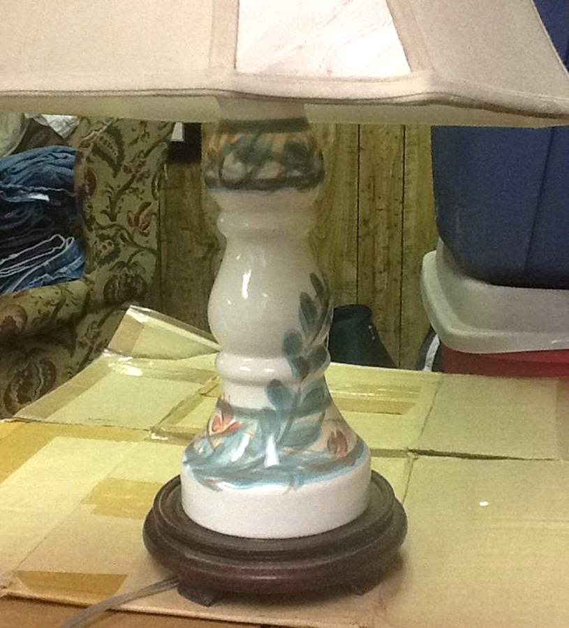 Tuscan Maypop Electric Lamp & Shade by Gail Pittman-1
