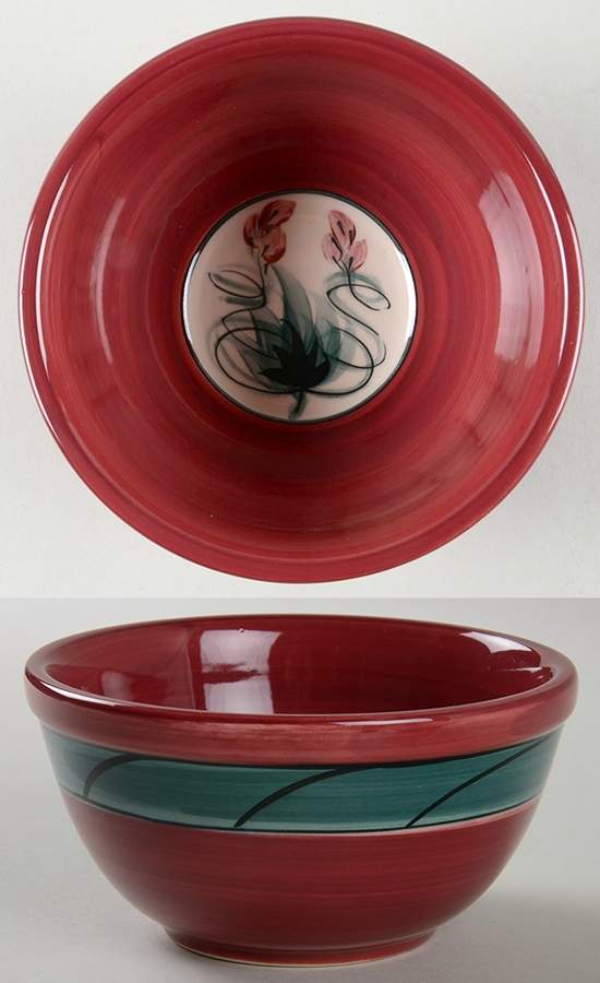 Red Grapevine 5" All Purpose Bowl by Gail Pittman-1