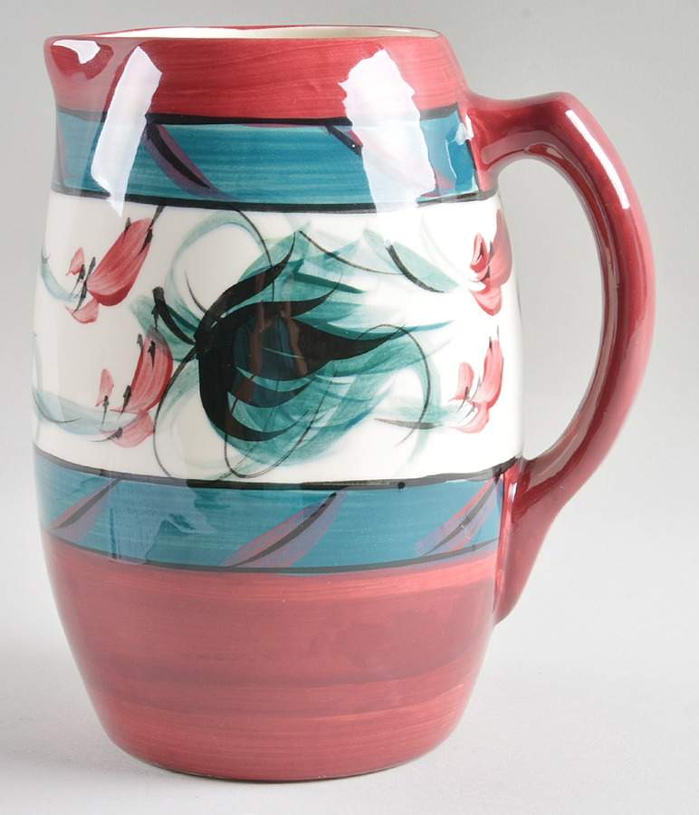 Red Grapevine 72 Oz Pitcher by Gail Pittman-1