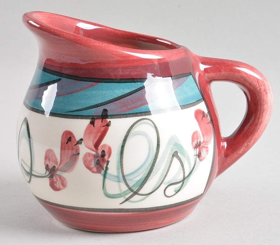 Red Grapevine Creamer by Gail Pittman-1