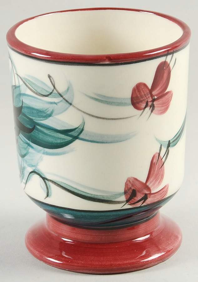 Red Grapevine China Bathroom Tumbler by Gail Pittman-1