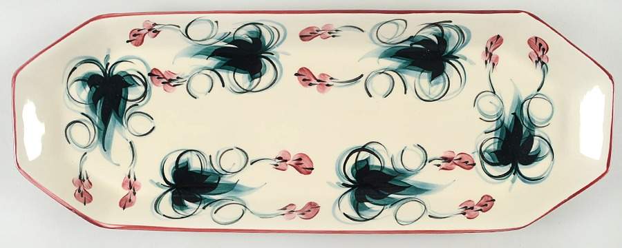 Red Grapevine Bread Tray by Gail Pittman-1
