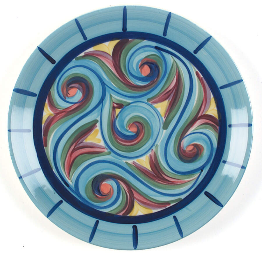 Natalie Gail Dinner Plate by Gail Pittman-1