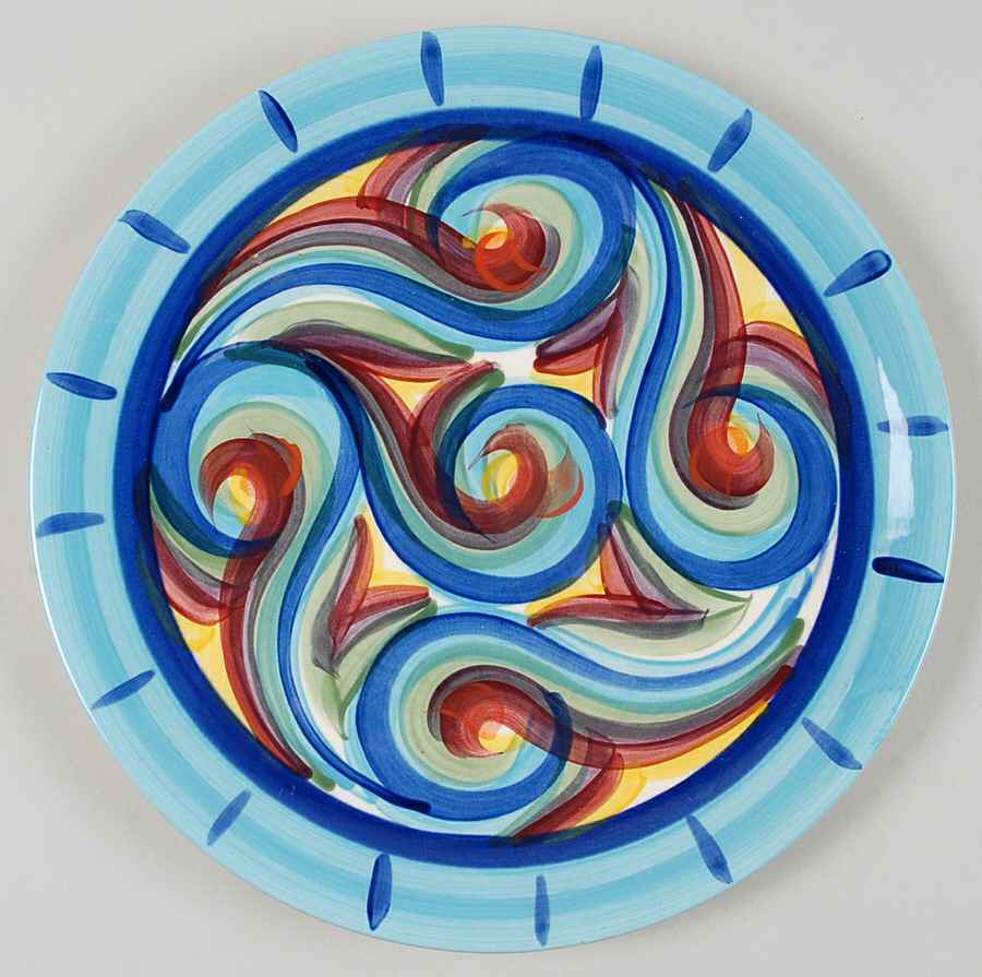 Natalie Gail Large Dinner Plate by Gail Pittman-1