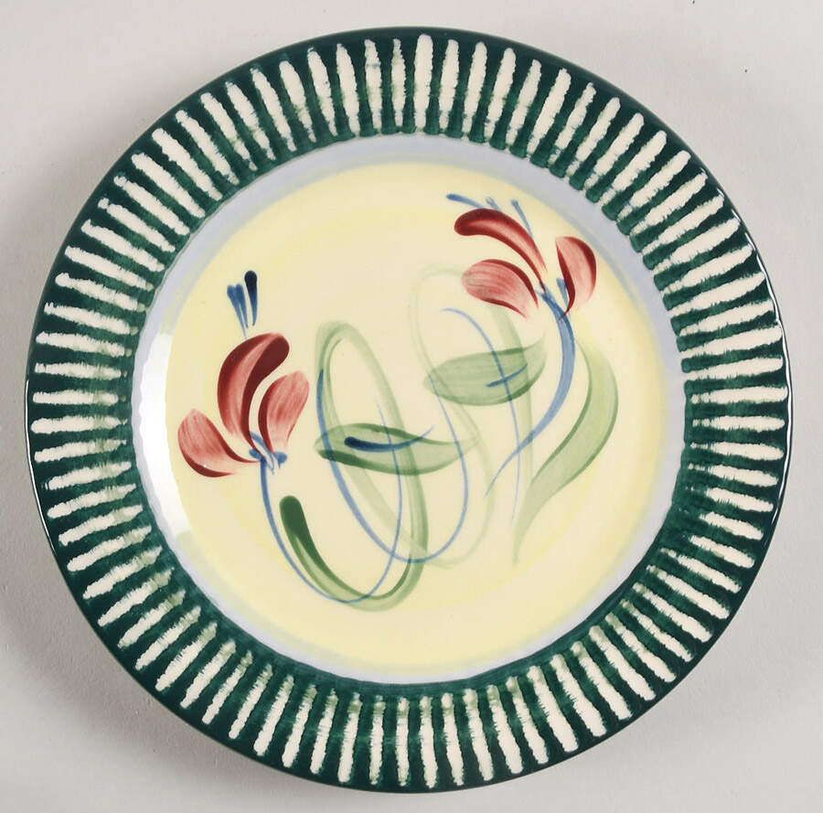 Maypop Salad Plate by Gail Pittman-1