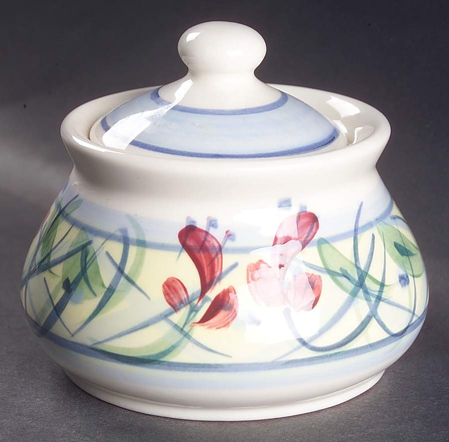 Maypop Sugar Bowl & Lid by Gail Pittman-1