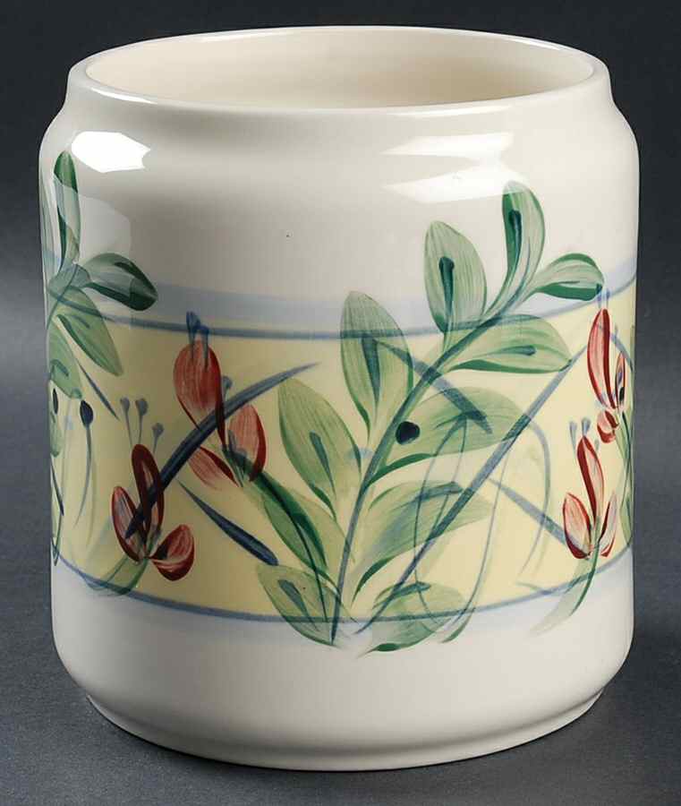 Maypop Medium Canister No Lid by Gail Pittman-1