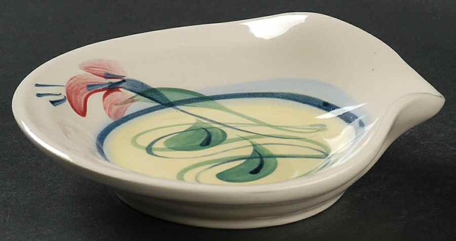 Maypop Spoon Rest/Holder (Holds 1 Spoon) by Gail Pittman-1