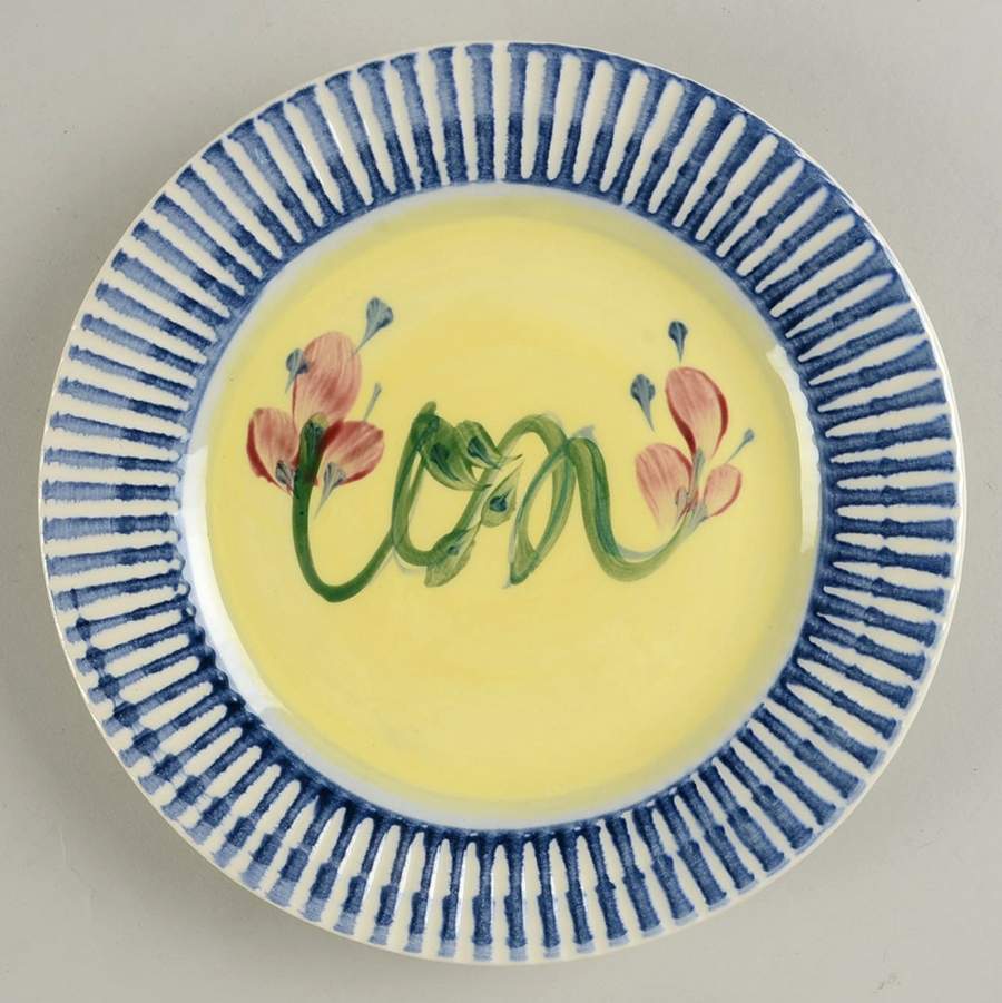 Maypop Salad Plate by Gail Pittman-1