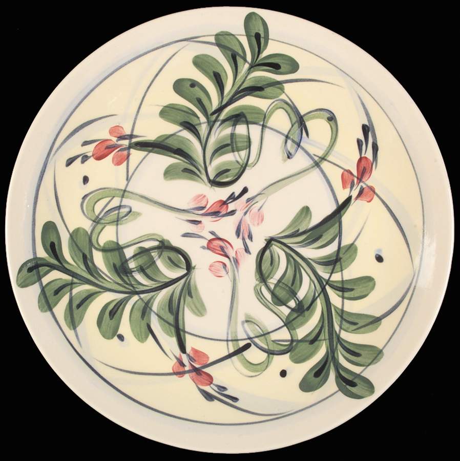 Maypop Large Dinner Plate by Gail Pittman-1
