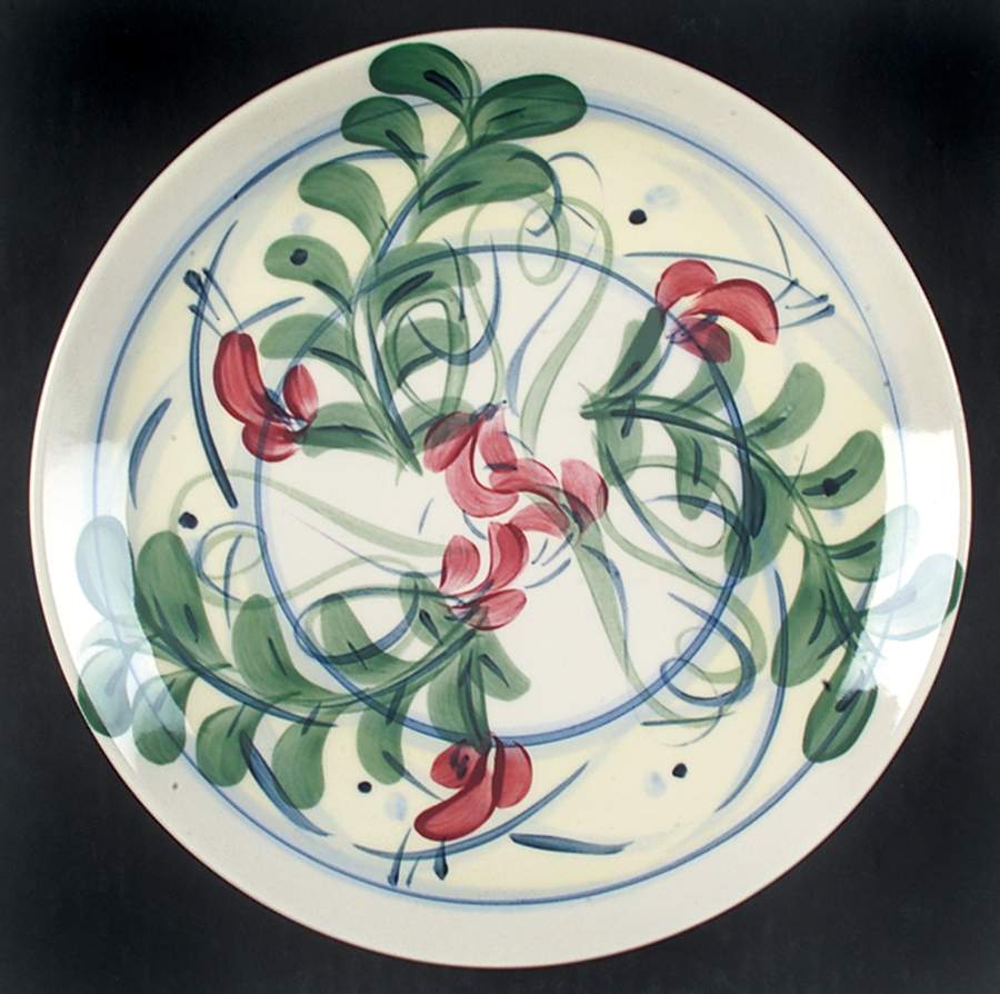 Maypop Dinner Plate by Gail Pittman-1